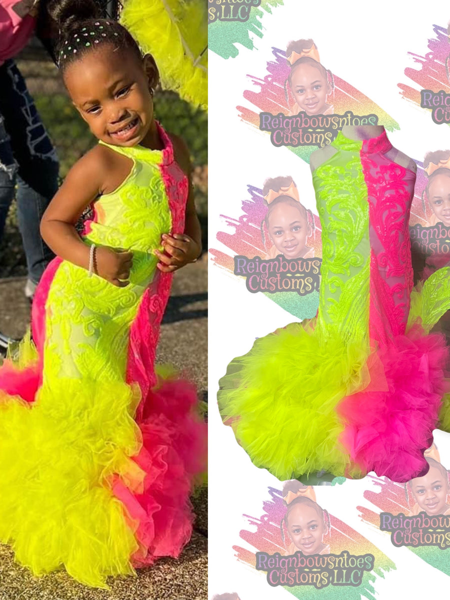 kiddie prom dress